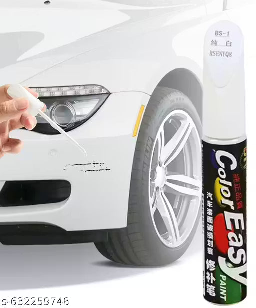 2-in-1 Car Scratch Remover Paint Pen (White) – Quick Touch-Up & Repair Solution