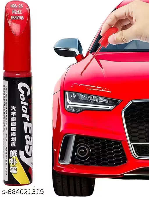 2-in-1 Car Scratch Remover Paint Pen (Red) – Quick Touch-Up & Instant Repair Solution